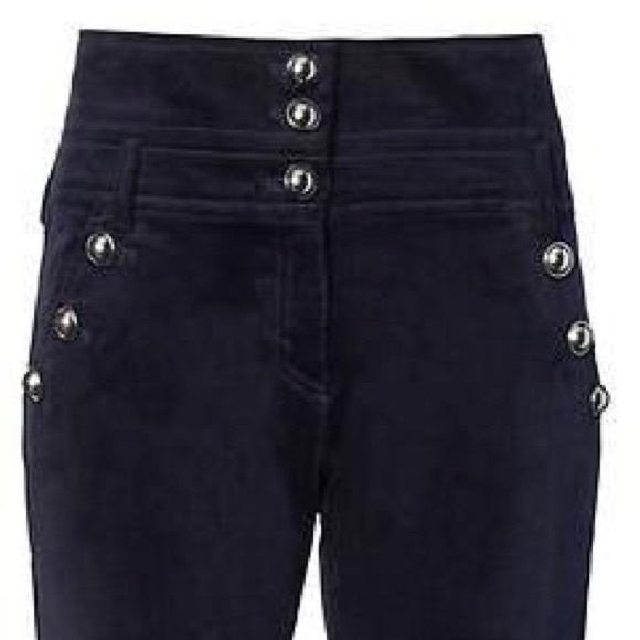 Banana Republic x Olivia Palermo Corduroy High-Waisted Pants - Picture 1 of 13